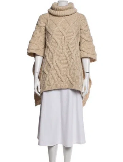 Pre-owned Woolrich Turtleneck Sweater In Neutrals
