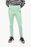 Woolrich Twill Skinny Fit Stirrup Pants In Green