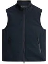 Woolrich Two Layers Sailing Vest In Blue