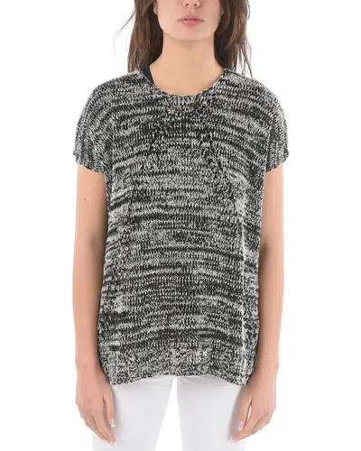 WOOLRICH WOOLRICH TWO-TONE CREWNECK MAXI SWEATER