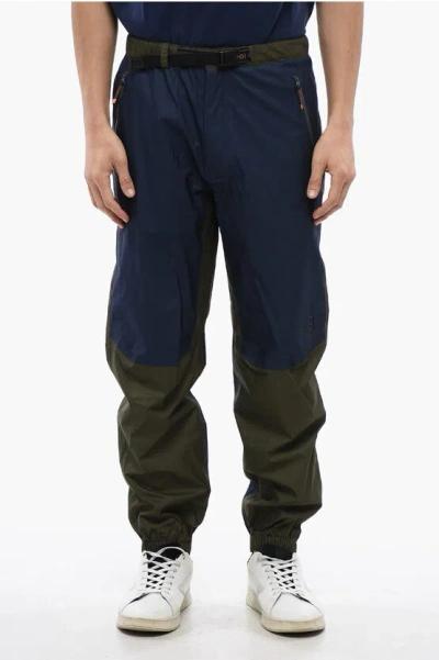 Woolrich Two-toned Springer Pants In Blue