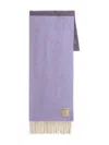 Woolrich Two-toned Wool Scarf In Purple