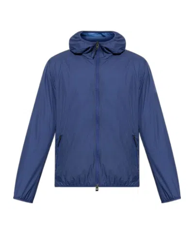 Woolrich Ultralight Hooded Jacket In Blue