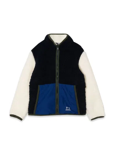 Woolrich Kids' Unisex Curly Track In Blue