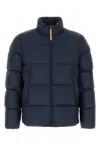 Woolrich Cloud Down Jacket In Microfiber In Blue