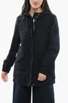 Woolrich Unlined Nylon Windbreaker In Blue