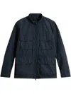 Woolrich Navy Blue Polyester Urban Field Jacket In Blue