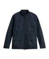 Woolrich Navy Blue Polyester Urban Field Jacket In Navy Blue