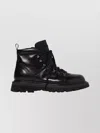 Woolrich Urban Trekking Ankle Boot With Chunky Sole In Black