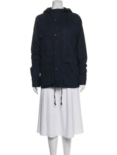 Pre-owned Woolrich Utility Jacket In Blue