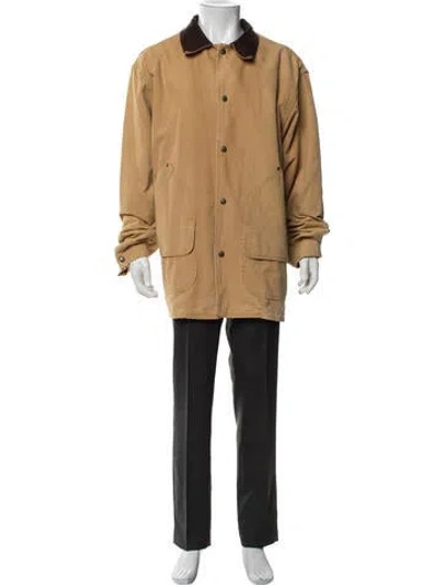 Pre-owned Woolrich Utility Jacket In Brown