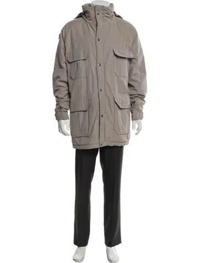 Pre-owned Woolrich Utility Jacket In Brown