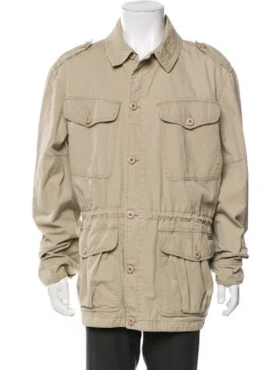 Pre-owned Woolrich Utility Jacket In Neutral