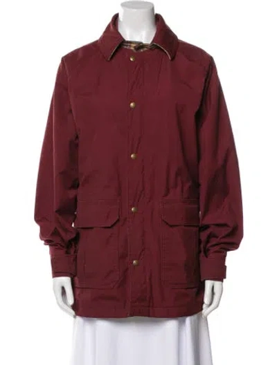 Pre-owned Woolrich Utility Jacket In Purple