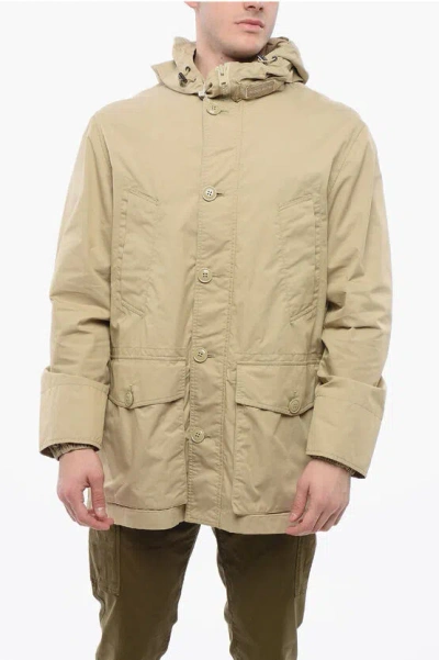 Woolrich Utility Summer Parka In Brown
