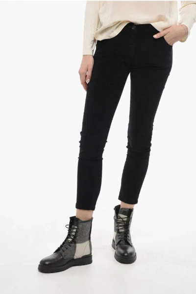 Woolrich Velvet Slim Fit Pants In Black