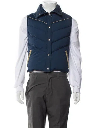 Pre-owned Woolrich Vest In Blue