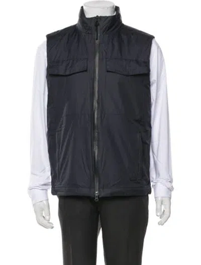 Pre-owned Woolrich Vest In Blue