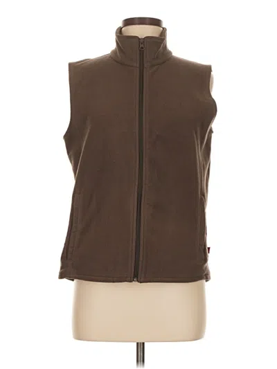 Pre-owned Woolrich Vest In Brown