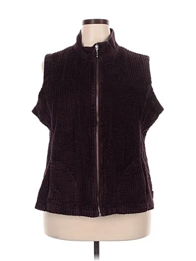 Pre-owned Woolrich Vest In Burgundy