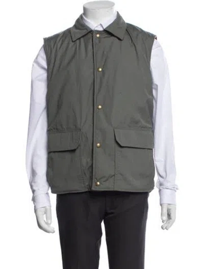 Pre-owned Woolrich Vest In Green
