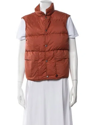 Pre-owned Woolrich Vest In Orange