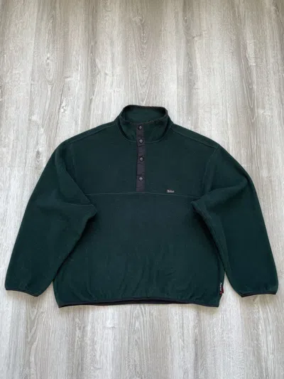Pre-owned Woolrich Vintage 90's  Teddy Fleece Jacket Polartec Sherpa In Green