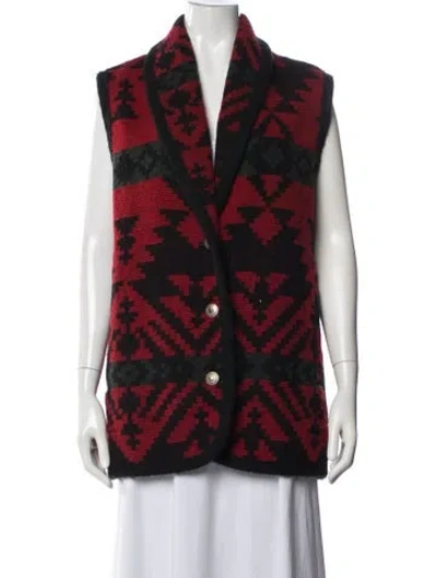 Pre-owned Woolrich Vintage Patterned Jacket In Red