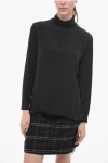 Woolrich Viscose And Silk Turtleneck Sweater
