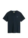 Woolrich V-neck T-shirt In Multi