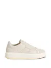 Woolrich Quilted Leather Sneakers With Elevated Platform In Multi