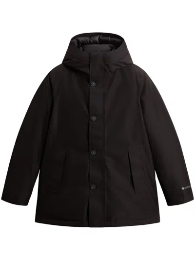 Woolrich Waterproof Gore-tex Parka In Black