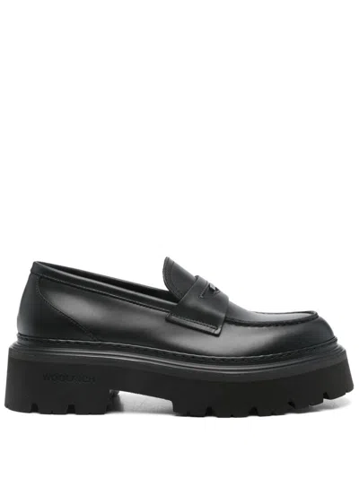 Woolrich Loafer Logger Calf In Black  