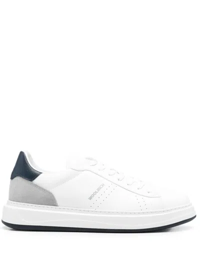 WOOLRICH WHITE LEATHER SNEAKER