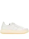Woolrich Arrow Perforated Panel Sneakers In White
