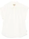 Woolrich White Shirt With Rolled Sleeves In Weiss