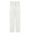 WOOLRICH WOOLRICH  WHITE TROUSERS