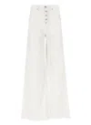Woolrich Wide Leg Denim Jeans In White