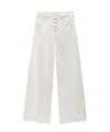 Woolrich Wide Leg Denim Jeans In White