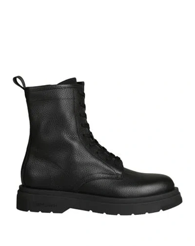 Woolrich Woman Ankle Boots Black Size 6 Calfskin, Polyamide