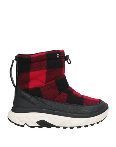 Woolrich Woman Ankle Boots Red Size 8 Wool