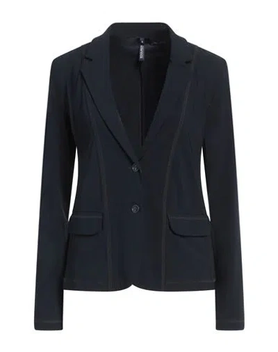 Woolrich Woman Blazer Midnight Blue Size S Polyamide, Elastane