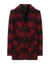 Woolrich Woman Blazer Red Size L Wool, Polyamide In Red