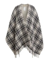 WOOLRICH WOOLRICH WOMAN CAPE BEIGE SIZE ONESIZE WOOL, POLYAMIDE