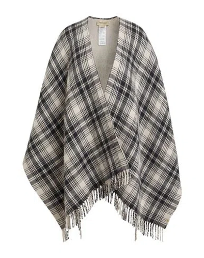 WOOLRICH WOOLRICH WOMAN CAPE BEIGE SIZE ONESIZE WOOL, POLYAMIDE