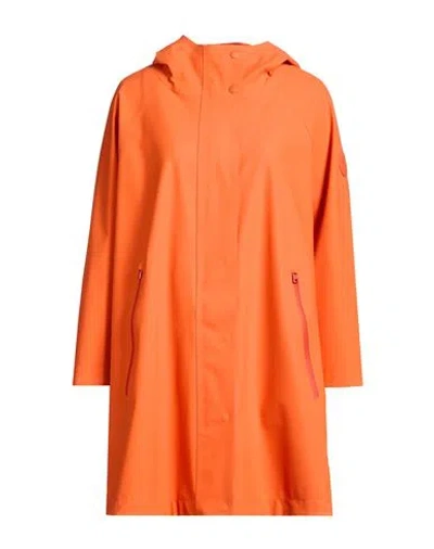Woolrich Woman Cape Orange Size L/xl Polyamide, Elastane