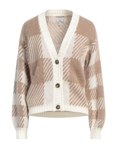 Woolrich Woman Cardigan Camel Size Xs Wool, Mohair Wool, Polyamide In Brown