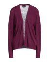 Woolrich Woman Cardigan Mauve Size L Linen In Purple