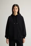 Woolrich Long Sleeve Sweatshirt In Black