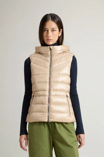 Woolrich Woman's Color Beige Size M In Khaki